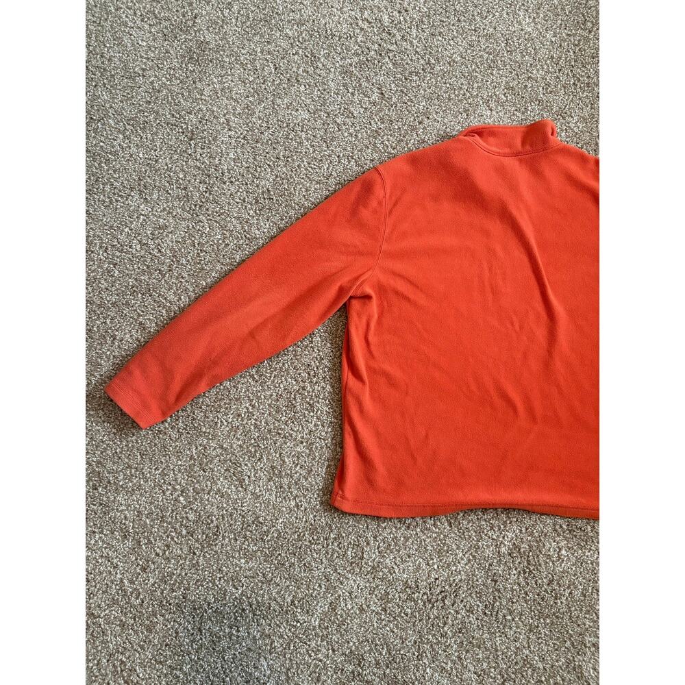 Eddie Bauer Mens Xl Orange 1/4 Zip Sweater - Picture 7 of 7